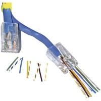 Bomar Interconnect Products CONNECTOR EZ-RJ45 MODULAR PLUG CATEGORY 5 FOR TWISTED PAIR CABLES