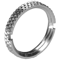 Bomar Interconnect Products Knurl Nut, 0.461 in., 0.576 in., 0.099 in., 1/2-28 UNEF-2B, Narrow Nut