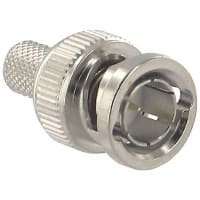 Bomar Interconnect Products Connector RF Coaxial 75 Ohms RG6 BNC For Belden 1694A Cable Machined Brass