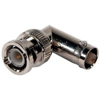 Bomar Interconnect Products CONNECTOR RF COAXIAL BNC IN-SERIES ADAPTER RIGHT ANGLE JACK TO PLUG