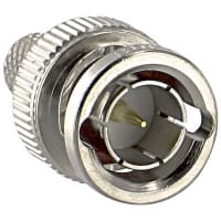 Bomar Interconnect Products Connector, RF Coaxial, 75 Ohms, RG59, BNC, For Belden 8281 Cable, Machined Brass