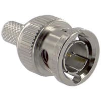 Bomar Interconnect Products Connector RF Coaxial 75 Ohms RG59 BNC For Belden 1505A Cable Machined Brass