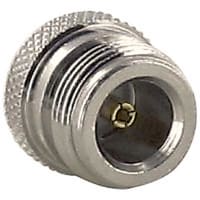 Bomar Interconnect Products Adapter, N Female to SMA Female, Machined Brass, Between Series