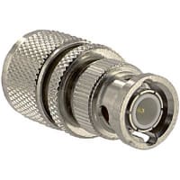 Bomar Interconnect Products Adapter, BNC Male to UHF Male, Machined Brass, Between Series