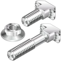 Bosch Rexroth Assembly Technology T-Head Bolt Flange Nut, Connection Elements, Hs10-M8X50