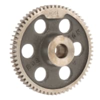 Boston Gear (Altra) Spur Gear, 16 DP, 14.5* PA, 1/2" Face, 64 Teeth, 4-1/8" OD, Stock, 5/8" Bore, Cast