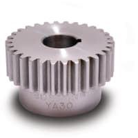 Boston Gear (Altra) Spur Gear, 20 DP, 20* PA, 1/2 in Face, 60 Teeth, 3.1 in OD, Stock, 1/2 in Bore, Steel