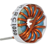 Bourns Inductor, Toroid, High Current, 220uH, 15%, 0.12 Ohm DCR Max, Horizontal