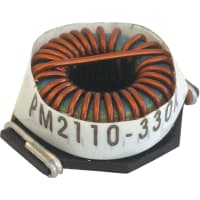 Bourns PM2110 Series Wire-wound SMD Inductor with a Iron Core, 220 uH +/-10% 3.5A Idc