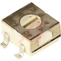 Bourns 4mm Sq, SMD, TRIMMER, Cermet, Single Turn, 1 Megaohms