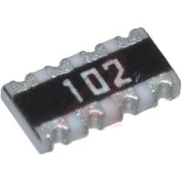 Bourns CAT16 Series 0Ohms +/-5% Isolated SMT Resistor Array, 4 Resistors 1206 package