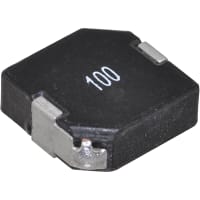 Bourns SRP1250 Series Shielded Wire-wound SMD Inductor w/ Iron Core, 10 uH +/-20% 9A Idc