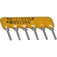 Bourns Resistor, 470 Ohms, 0.75 W, 2 %, 100 V (Max.), 100 ppm/ DegC, SIP