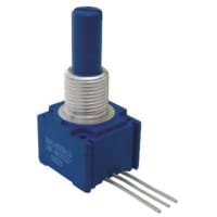 Bourns Potentiometer w/ 6.35 mm Dia. Shaft, 1MOhm, +/-10%, 0.5W, +/-1000ppm/C, Pmnt