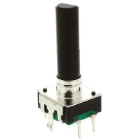 Bourns 24 Pulse Incremental Mechanical Rotary Encoder w/ 6 mm Flat Shaft, Through Hole