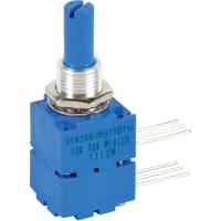 Bourns Potentiometer Cnd Pl 10 kOhms 1 Turn Dual Sections Power 2W 91 Series