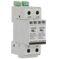 Bourns 415 V ac 100kA 1210 2 Pole Protector, DIN Rail Mounting