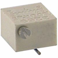 Bourns 1/4" Sq, SMD, TRIMMER, Cermet, 12 Turns, 100 ohms