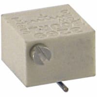 Bourns 1/4" Sq, SMD, TRIMMER, Cermet, 12 Turns, 1 Kilohms