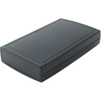 Box Enclosures Enclosure, Rectangular, ABS (UL 94 HB), Black, 5.0 in., 0.9 in., 2.6 in.