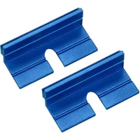 Box Enclosures ENCLOSURE;EXTRUDED ALUM MOUNTING FLANGE;DOVETAIL;SLIDES INTO SIDE;BLUE;1.57IN L