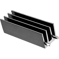 Boyd Heat Sink, Heavy Duty;TO-220;17.4 Ohms;1In.H;0.64In.W;Al;Grey;RoHS Compliant