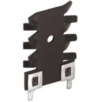 Boyd Heatsink, Dual TO-220, 22degC/W, 6.35 x 22.2 x 31.75mm, Tab, Twisted Fin Mount