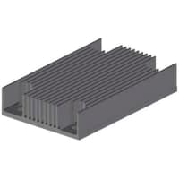 Boyd Heatsink, 1/4 Brick DC/DC Converter, 58 x 37 x 11.4mm, Screw Mount