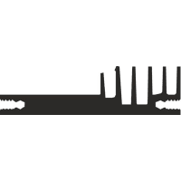 Boyd Heatsink, 7.37K/W, 50 x 15 x 54mm, Clip Mount