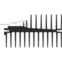 Boyd Heatsink, 0.93K/W, 150 x 49.5 x 85.5mm, Clip Mount