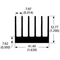 Boyd Extrusion, aluminum, 4 foot, 4.08 lbs