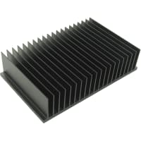 Boyd Heat Sink, Extrusion, 6 In. L, 0.72 degC/W, 9.750 In. W, 2.280 In. H, 3.5 Lb.