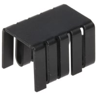 Boyd Heatsink, Dual TO-220, TO-262, 27.3degC/W, 12.7 x 14.48 x 19.05mm, Clip Mount