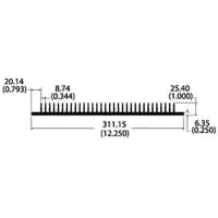 Boyd EXTRUDED HEAT SINK, 8.16 FT BAR