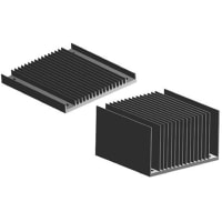 Boyd Heatsink, 1/2 Brick DC/DC Converter, 48.25 x 60.96 x 35.6mm, Screw Mount