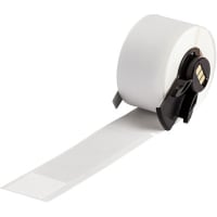 Brady Self-Laminating Vinyl Wire Labels, 4"H x 1"W, White/Translucent, TLS2200 Series