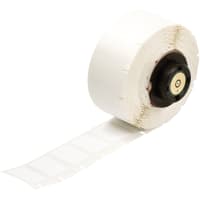 Brady Nylon Cloth Wire and General ID Labels, .75"H x .5"W, White, TLS2200 Series