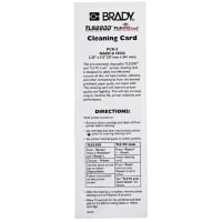 Brady Cleaning Kit, Tls2200, Includes Printer Cleaning Cards and Swabs, Easy Solution