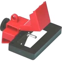 Brady Oversized Clamp-On Breaker Lock, 480/600V, Red, Single Pole, Lockout Series