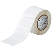 Brady Thermal Transfer Polyester Label 0.75"H x 0.75"W Roll of 10000 Labels