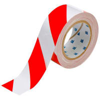 Brady 2" X 100' B514 RED/WHITE FLOOR TAPE