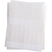 Brady DATAB Dot Matrix Printable Lables, 1.00 IN X 5.937 in