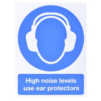 Brady Mandatory Label Wear Ear Protection Sign