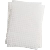 Brady DATAB Dot Matrix Printable Lables, .375 IN X .375 in