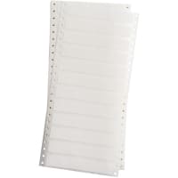 Brady DATAB Dot Matrix Printable Lables, .30 IN X .750 in