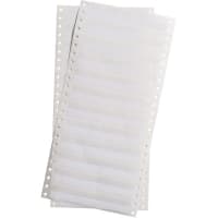 Brady DATAB Dot Matrix Printable Lables, .30 IN X .750 in