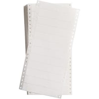 Brady DATAB Dot Matrix Printable Lables, .30 IN X .937 in