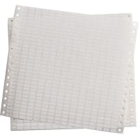 Brady DATAB Dot Matrix Printable Lables, .40 IN X .20 in