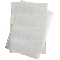 Brady DATAB Dot Matrix Printable Lables, 1.00 IN X 2.5 in