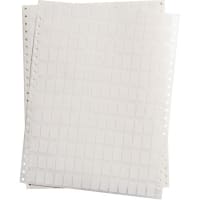 Brady DATAB Dot Matrix Printable Lables, .50 IN X .75 in